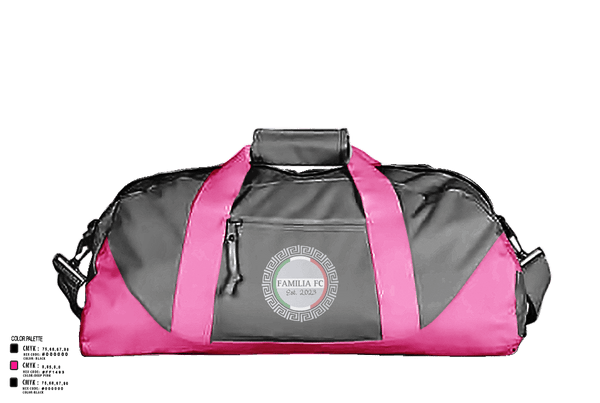Duffle Bag, La Familia, Men's Soccer, Teamtime, Team time, sublimation, custom sports apparel, team uniforms, spirit wear, spiritwear, sports uniforms, custom shirts, team store, custom team store, fundraiser sports, apparel fundraiser