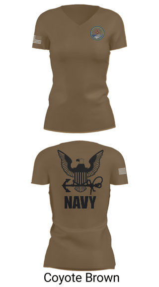 Women's Short Sleeve Vneck Shirt, Cvn 77 IM-5, Navy, Teamtime, Team time, sublimation, custom sports apparel, team uniforms, spirit wear, spiritwear, sports uniforms, custom shirts, team store, custom team store, fundraiser sports, apparel fundraiser