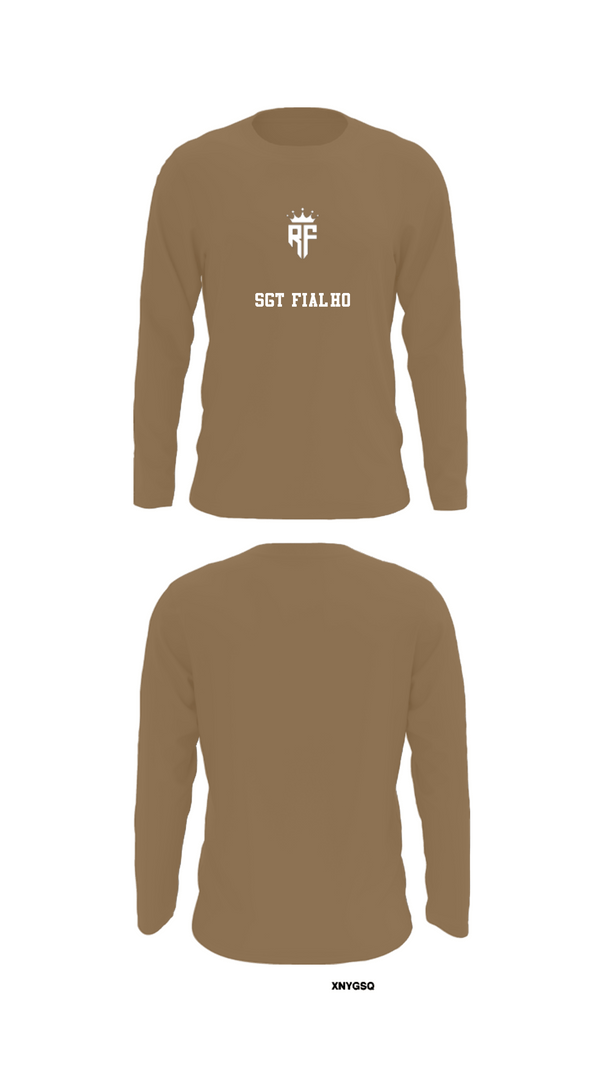 Long Sleeve Performance Shirt, SGT FIALHO, Police, Teamtime, Team time, sublimation, custom sports apparel, team uniforms, spirit wear, spiritwear, sports uniforms, custom shirts, team store, custom team store, fundraiser sports, apparel fundraiser
