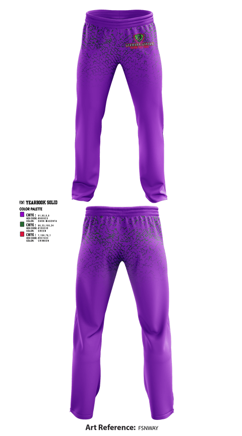 Sweatpants, Vipers, Baseball, Teamtime, Team time, sublimation, custom sports apparel, team uniforms, spirit wear, spiritwear, sports uniforms, custom shirts, team store, custom team store, fundraiser sports, apparel fundraiser