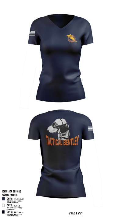 Tactical Bentley 31344256 Women's Short Sleeve V-neck Shirt - 1