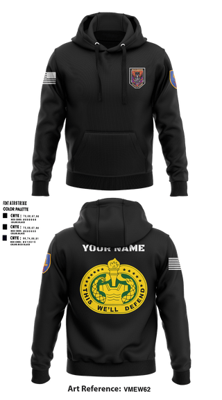 Hoodie, Delta Co, 2-13th AVN REGT_CADRE, Army, Teamtime, Team time, sublimation, custom sports apparel, team uniforms, spirit wear, spiritwear, sports uniforms, custom shirts, team store, custom team store, fundraiser sports, apparel fundraiser