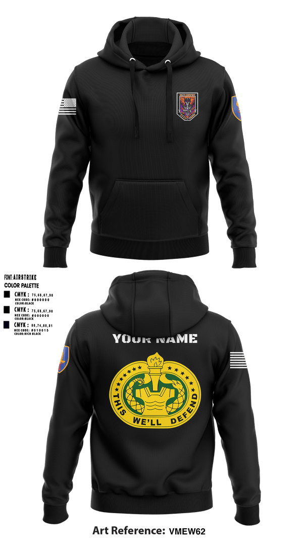 Hoodie, Delta Co, 2-13th AVN REGT_CADRE, Army, Teamtime, Team time, sublimation, custom sports apparel, team uniforms, spirit wear, spiritwear, sports uniforms, custom shirts, team store, custom team store, fundraiser sports, apparel fundraiser
