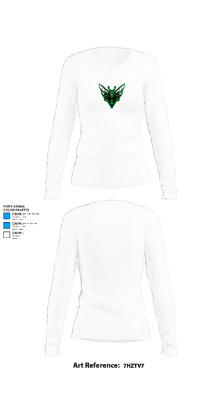 Women's Long Sleeve Vneck Shirt, Highland Prep West Volleyball, Women's Volleyball, Teamtime, Team time, sublimation, custom sports apparel, team uniforms, spirit wear, spiritwear, sports uniforms, custom shirts, team store, custom team store, fundraiser sports, apparel fundraiser