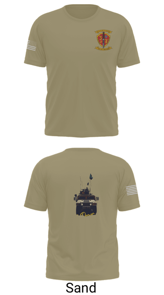 Old School Cotton Feel Shirt, 3/7 India Co. Wpns Plt, Marines, Teamtime, Team time, sublimation, custom sports apparel, team uniforms, spirit wear, spiritwear, sports uniforms, custom shirts, team store, custom team store, fundraiser sports, apparel fundraiser