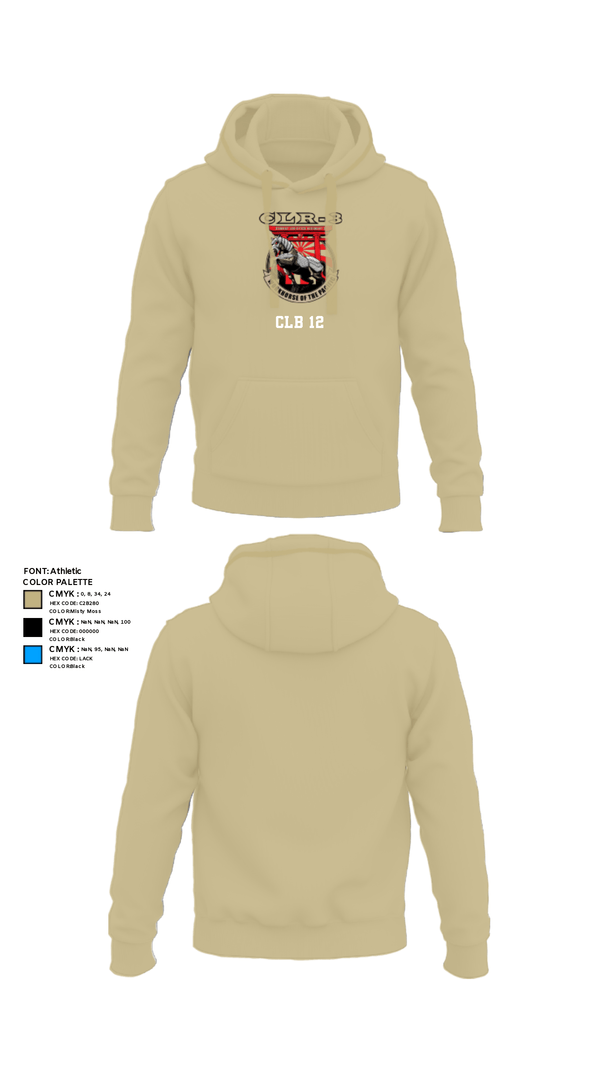 Hoodie, CLB 12, Marines, Teamtime, Team time, sublimation, custom sports apparel, team uniforms, spirit wear, spiritwear, sports uniforms, custom shirts, team store, custom team store, fundraiser sports, apparel fundraiser