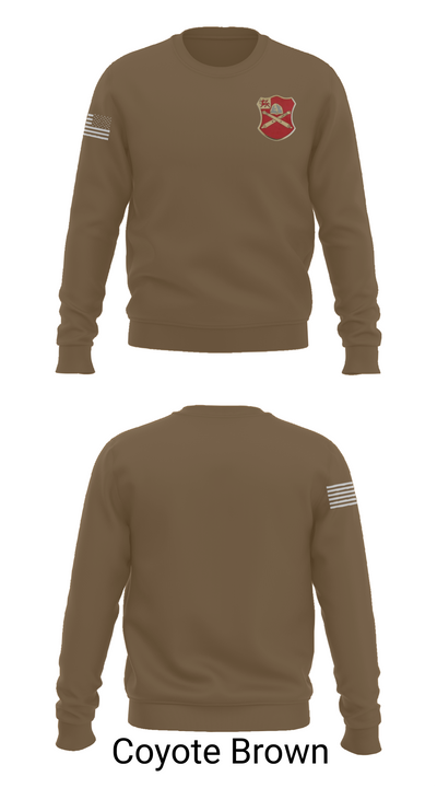 Bravo Battery, 6th Battalion, 10th Field Artillery 85654771 Crew Neck Sweatshirt - 5