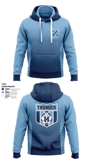 Hoodie, Thunder, Men's Soccer, Teamtime, Team time, sublimation, custom sports apparel, team uniforms, spirit wear, spiritwear, sports uniforms, custom shirts, team store, custom team store, fundraiser sports, apparel fundraiser