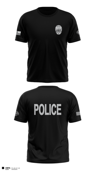 Short Sleeve Performance Shirt, Desert Hot Springs Police Department, Police, Teamtime, Team time, sublimation, custom sports apparel, team uniforms, spirit wear, spiritwear, sports uniforms, custom shirts, team store, custom team store, fundraiser sports, apparel fundraiser