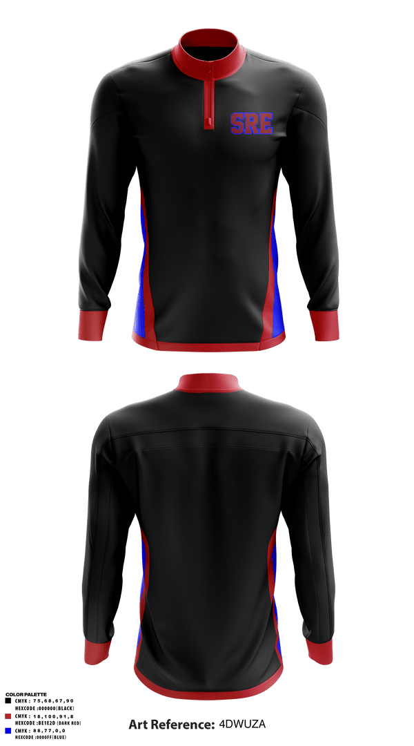 Quarter Zip Jacket, SRE, Men's Basketball, Teamtime, Team time, sublimation, custom sports apparel, team uniforms, spirit wear, spiritwear, sports uniforms, custom shirts, team store, custom team store, fundraiser sports, apparel fundraiser