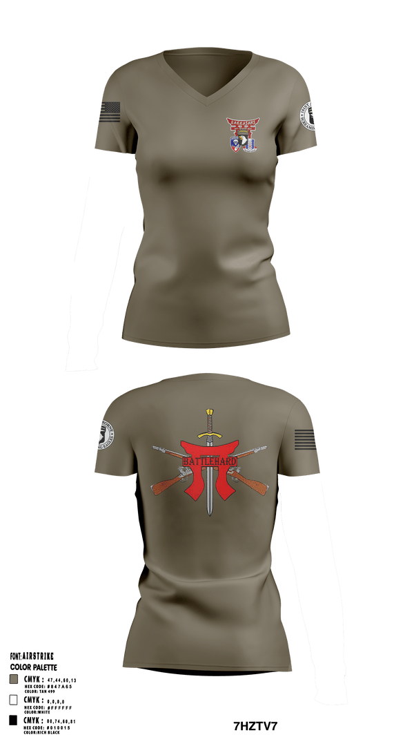 Women's Short Sleeve Vneck Shirt, BCO 3-187, Army, Teamtime, Team time, sublimation, custom sports apparel, team uniforms, spirit wear, spiritwear, sports uniforms, custom shirts, team store, custom team store, fundraiser sports, apparel fundraiser