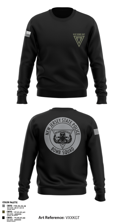 NJSP BOMB UNIT 44514852 Crew Neck Sweatshirt - 193
