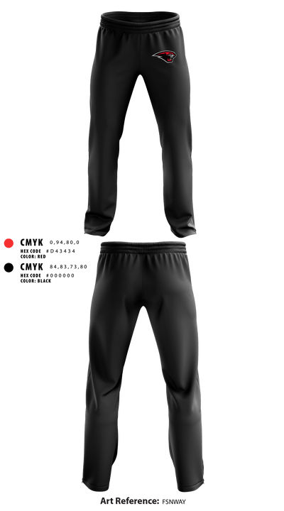 Foothill Jr Cougars Football and Cheer  Sweatpants - 1
