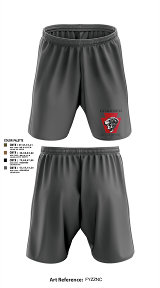 Athletic Shorts With Pockets, Charger Co. / 2-112th Infantry Battalion, National Guard, Teamtime, Team time, sublimation, custom sports apparel, team uniforms, spirit wear, spiritwear, sports uniforms, custom shirts, team store, custom team store, fundraiser sports, apparel fundraiser