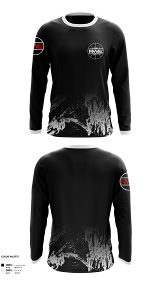 Long Sleeve Performance Shirt, Rwe, Men's Basketball, Teamtime, Team time, sublimation, custom sports apparel, team uniforms, spirit wear, spiritwear, sports uniforms, custom shirts, team store, custom team store, fundraiser sports, apparel fundraiser