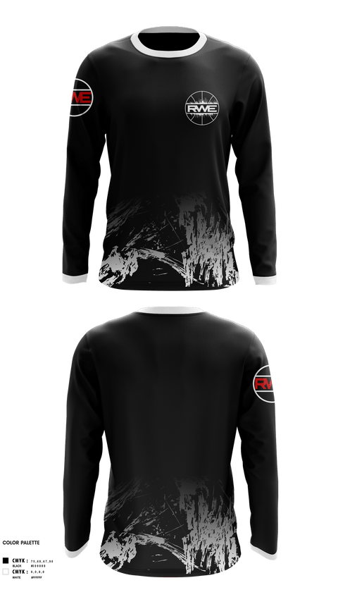 Long Sleeve Performance Shirt, Rwe, Men's Basketball, Teamtime, Team time, sublimation, custom sports apparel, team uniforms, spirit wear, spiritwear, sports uniforms, custom shirts, team store, custom team store, fundraiser sports, apparel fundraiser