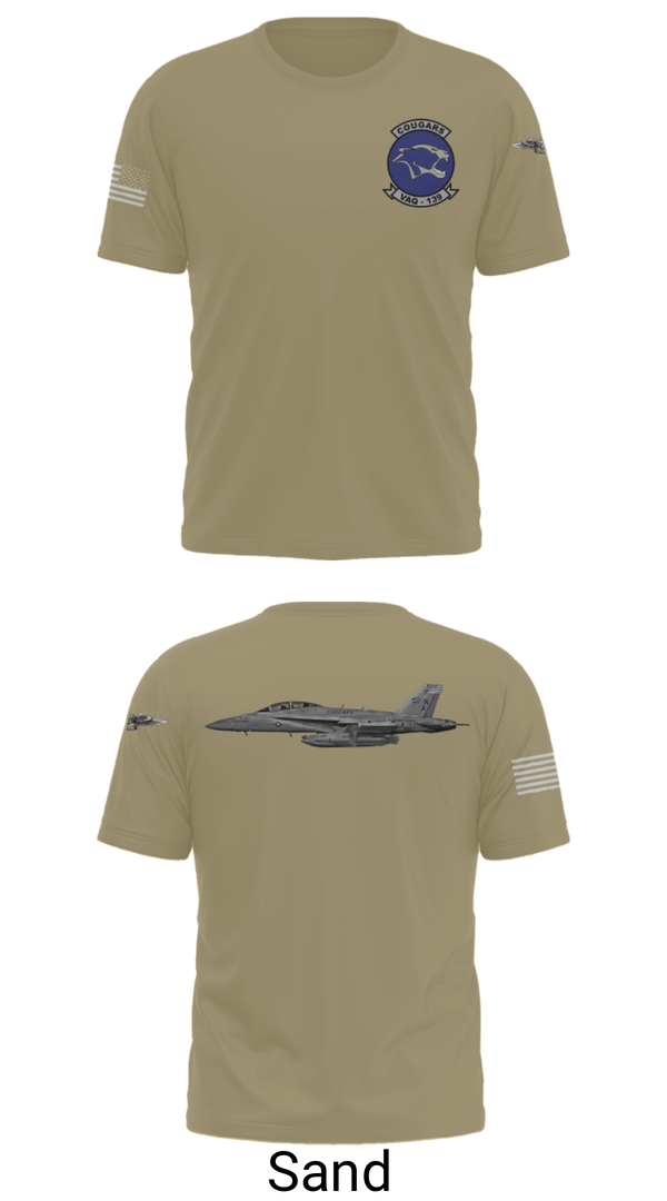 Short Sleeve Performance Shirt, VAQ-139 Cougars, Navy, Teamtime, Team time, sublimation, custom sports apparel, team uniforms, spirit wear, spiritwear, sports uniforms, custom shirts, team store, custom team store, fundraiser sports, apparel fundraiser