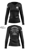 Harris county pct 1 swat 4361833 Women's Long Sleeve V-neck Shirt - 21
