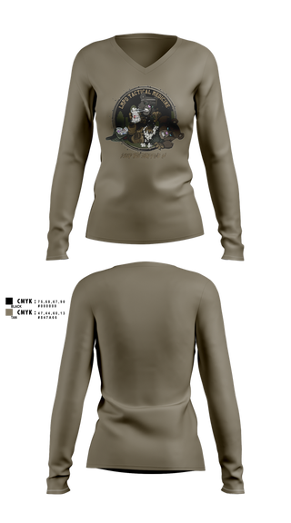 Womens Long Sleeve Vneck Shirt, LMPD HSO TRT, Police, Teamtime, Team time, sublimation, custom sports apparel, team uniforms, spirit wear, spiritwear, sports uniforms, custom shirts, team store, custom team store, fundraiser sports, apparel fundraiser