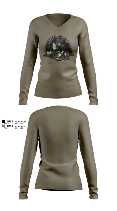 LMPD HSO TRT Women's Long Sleeve V-neck Shirt - 6
