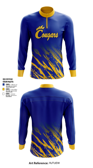 Campbellsport Cougars Quarter Zip Jacket - 5