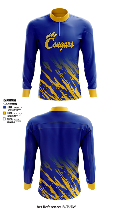 Campbellsport Cougars Quarter Zip Jacket - 5