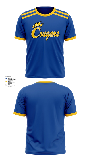 Campbellsport Cougars Short Sleeve Performance Shirt - 3