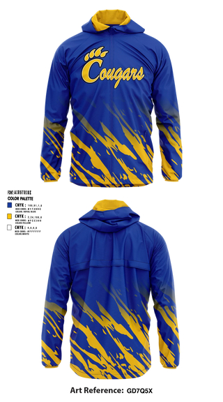 Campbellsport Cougars Windbreaker - 5