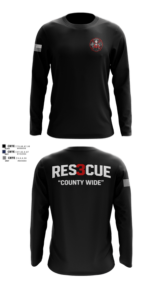 Long Sleeve Performance Shirt, North Towanda Fire Rescue, Fire Department, Teamtime, Team time, sublimation, custom sports apparel, team uniforms, spirit wear, spiritwear, sports uniforms, custom shirts, team store, custom team store, fundraiser sports, apparel fundraiser