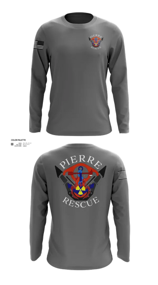 Long Sleeve Performance Shirt, Pierre Rescue, , Teamtime, Team time, sublimation, custom sports apparel, team uniforms, spirit wear, spiritwear, sports uniforms, custom shirts, team store, custom team store, fundraiser sports, apparel fundraiser