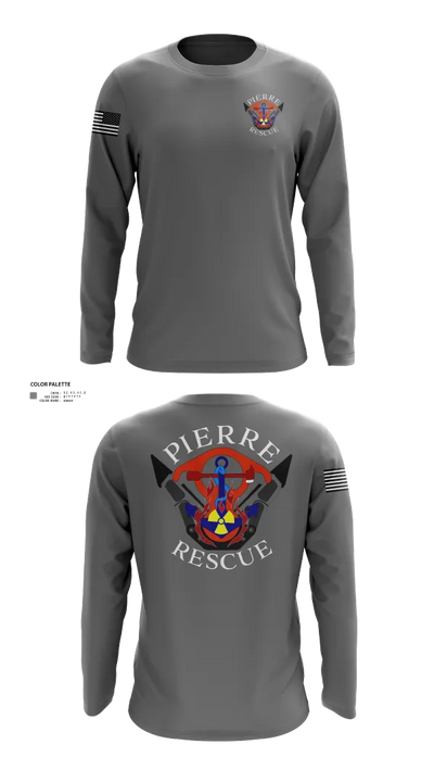 Pierre Rescue 96515631 Long Sleeve Performance Shirt 105