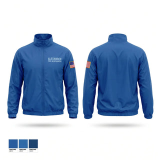 Windbreaker, ALEXANDER FIRE RESPONDERS, EMS/EMT, Teamtime, Team time, sublimation, custom sports apparel, team uniforms, spirit wear, spiritwear, sports uniforms, custom shirts, team store, custom team store, fundraiser sports, apparel fundraiser