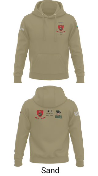 Hoodie, CMLP41, Army, Teamtime, Team time, sublimation, custom sports apparel, team uniforms, spirit wear, spiritwear, sports uniforms, custom shirts, team store, custom team store, fundraiser sports, apparel fundraiser