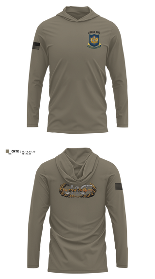 Long Sleeve Performance Shirt with hood, TJAGCLS, Army, Teamtime, Team time, sublimation, custom sports apparel, team uniforms, spirit wear, spiritwear, sports uniforms, custom shirts, team store, custom team store, fundraiser sports, apparel fundraiser