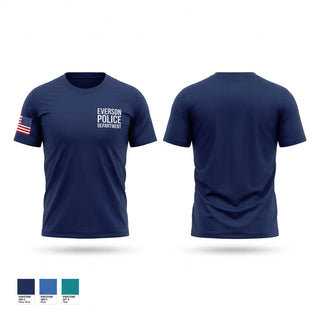 Short Sleeve Performance Shirt, Everson Police Department, Police, Teamtime, Team time, sublimation, custom sports apparel, team uniforms, spirit wear, spiritwear, sports uniforms, custom shirts, team store, custom team store, fundraiser sports, apparel fundraiser