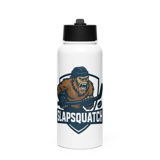 Slapsquatch 35416553 Stainless Steel Water Bottle with a Straw Lid