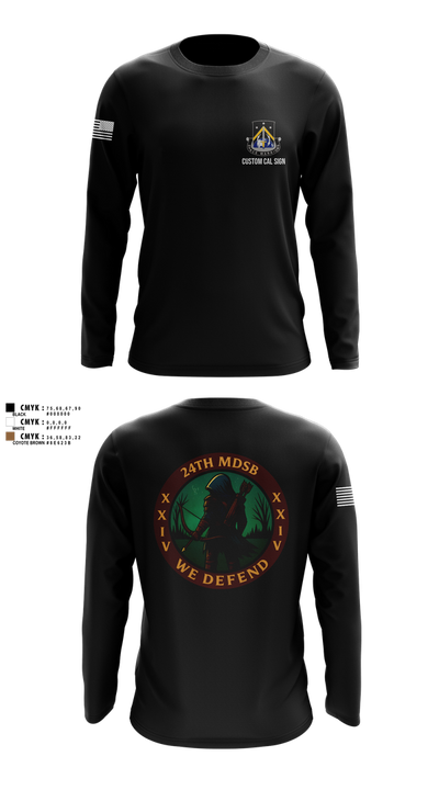24th MDSB 11455369 Long Sleeve Performance Shirt 3