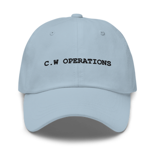 C.W Operations 41850268 Classic Dad Hat | Yupoong 6245CM