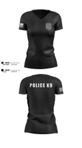 Gouldsboro Police Women's Short Sleeve V-neck Shirt - 22