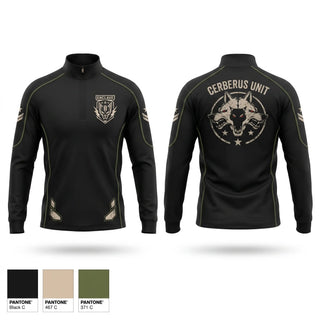 Quarter Zip Jacket, Cerberus unit, E-Sports, Teamtime, Team time, sublimation, custom sports apparel, team uniforms, spirit wear, spiritwear, sports uniforms, custom shirts, team store, custom team store, fundraiser sports, apparel fundraiser