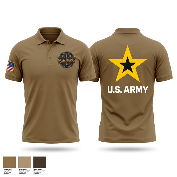 Short Sleeve Performance Polo, TEMPE ARMY RECRUITING STATION, Army, Teamtime, Team time, sublimation, custom sports apparel, team uniforms, spirit wear, spiritwear, sports uniforms, custom shirts, team store, custom team store, fundraiser sports, apparel fundraiser