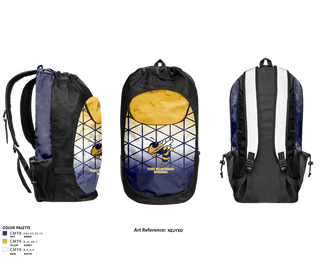 Gear Bag, Wynne Yellowjackets, Men's Basketball, Teamtime, Team time, sublimation, custom sports apparel, team uniforms, spirit wear, spiritwear, sports uniforms, custom shirts, team store, custom team store, fundraiser sports, apparel fundraiser