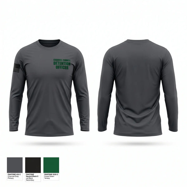 Long Sleeve Performance Shirt, Carroll County Detention officer, Police, Teamtime, Team time, sublimation, custom sports apparel, team uniforms, spirit wear, spiritwear, sports uniforms, custom shirts, team store, custom team store, fundraiser sports, apparel fundraiser