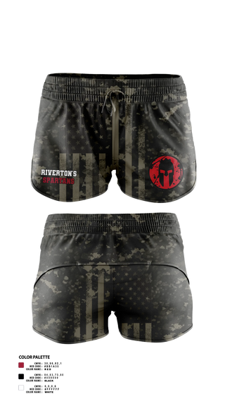 Womens Shorts, Riverton Middle School Wrestling, Wrestling, Teamtime, Team time, sublimation, custom sports apparel, team uniforms, spirit wear, spiritwear, sports uniforms, custom shirts, team store, custom team store, fundraiser sports, apparel fundraiser