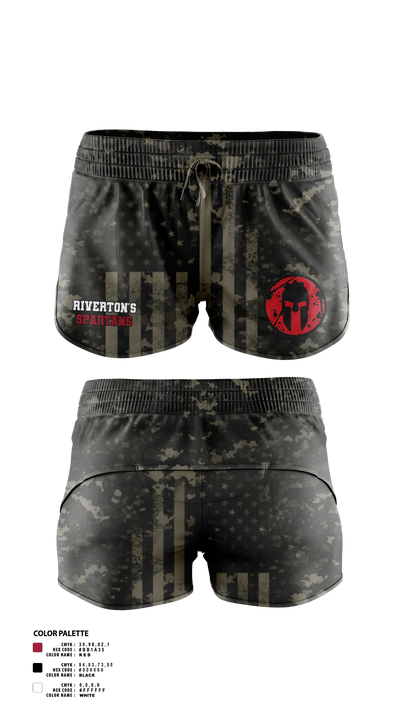Riverton Middle School Wrestling 11230413 Women's Shorts - 127