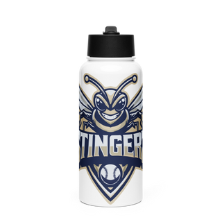 STINGERZ 4730031 Stainless Steel Water Bottle with a Straw Lid