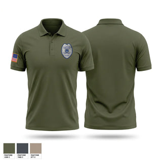Short Sleeve Performance Polo, Connecticut College Campus Safety, Police, Teamtime, Team time, sublimation, custom sports apparel, team uniforms, spirit wear, spiritwear, sports uniforms, custom shirts, team store, custom team store, fundraiser sports, apparel fundraiser