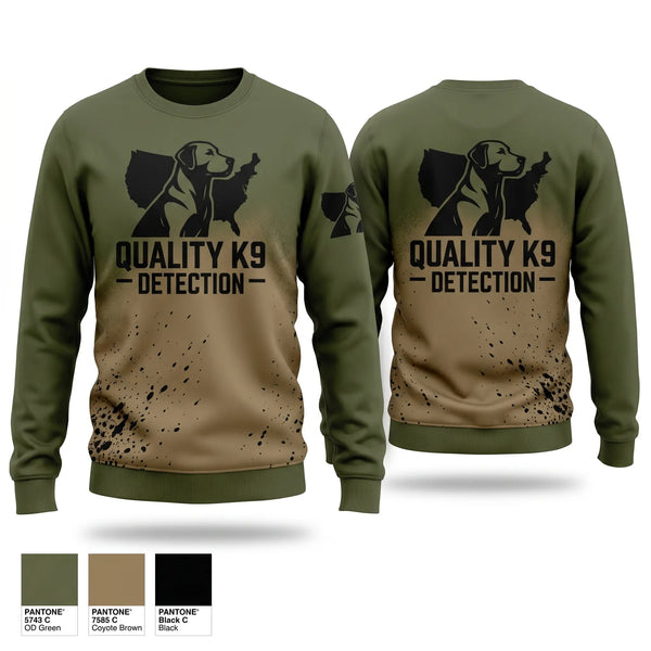 Crew Neck Sweatshirt, Quality K9 Concepts, , Teamtime, Team time, sublimation, custom sports apparel, team uniforms, spirit wear, spiritwear, sports uniforms, custom shirts, team store, custom team store, fundraiser sports, apparel fundraiser