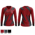 Boro braves 69160863 Women's Long Sleeve V-neck Shirt - 1