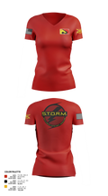 H2F STORM Women's Short Sleeve V-neck Shirt - 21